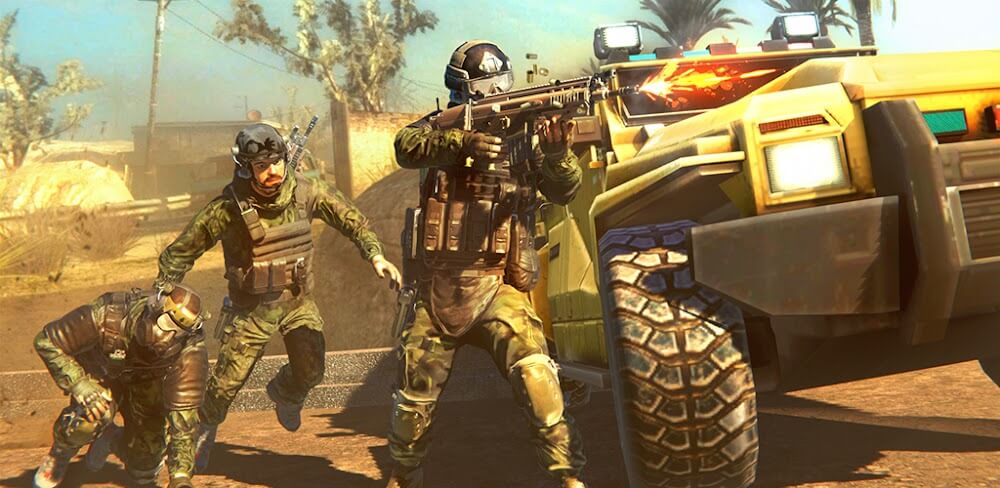 Cover Image of Anti-Terrorist Shooting Mission v14.8 MOD APK (God Mode, Dumb Enemy)