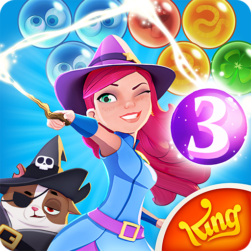 Cover Image of Bubble Witch 3 Saga MOD APK v7.13.64 (Lives/Upgrades/Stardust)