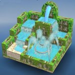 Cover Image of Flow Water Fountain 3D Puzzle v1.80 MOD APK (Free Shopping)