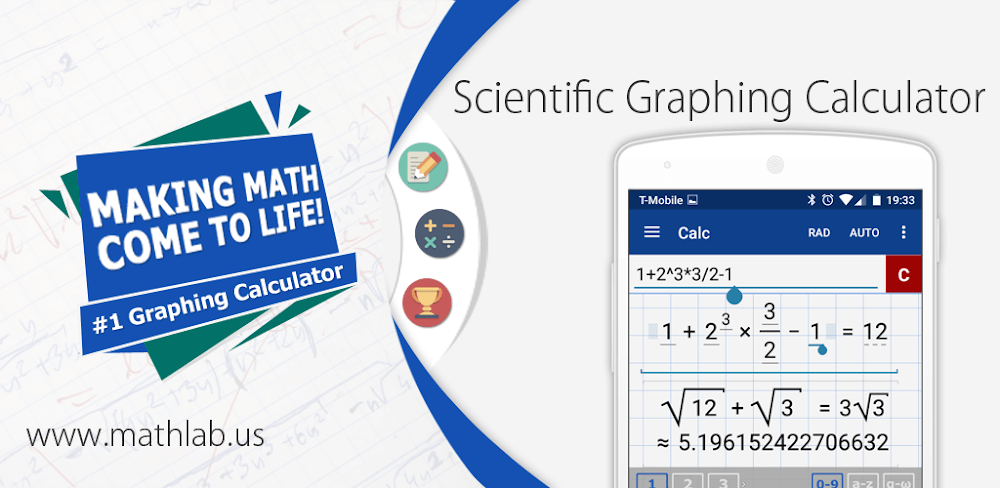 Cover Image of Graphing Calculator by Mathlab v2024.07.166 APK (Full Version)