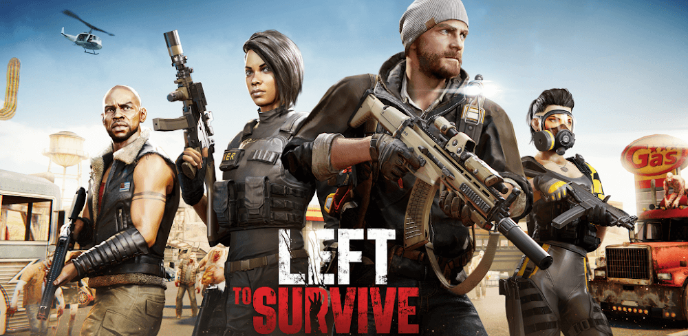 Cover Image of Left to Survive v7.2.0 MOD APK (Damage, God Mode, Ammo)