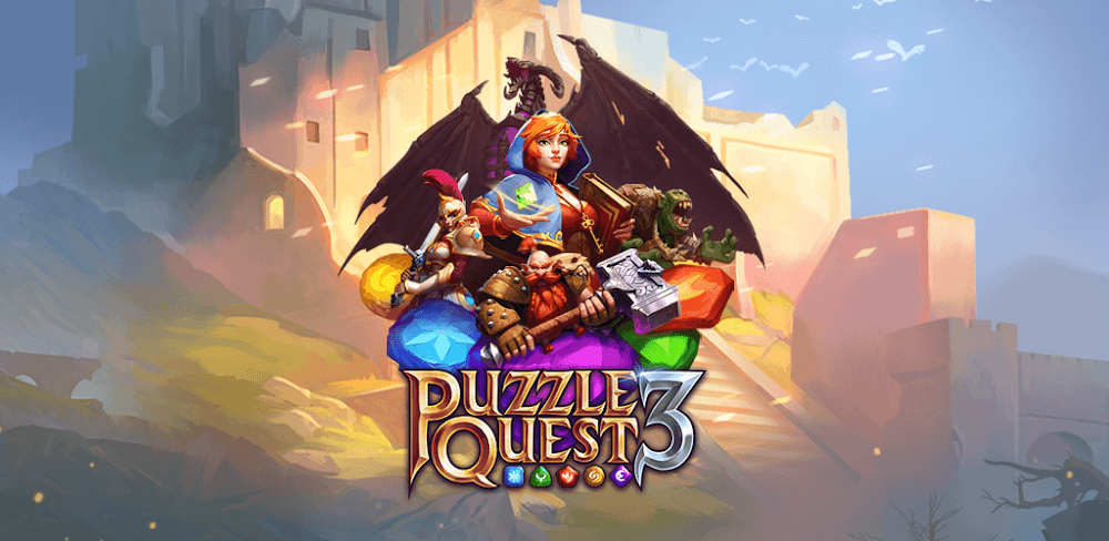 Cover Image of Puzzle Quest 3 v3.2.0.39716 MOD APK (God Mode)