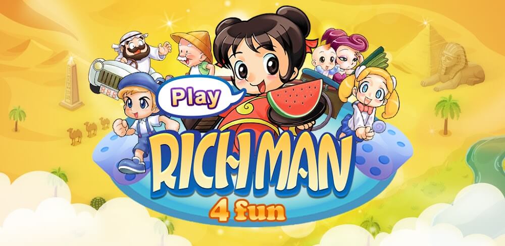 Cover Image of Richman 4 fun v7.5 MOD APK (Unlimited All Maps, Characters)