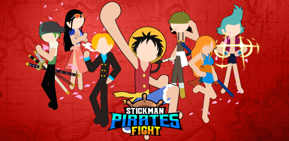 Cover Image of Stickman Pirates Fight v6.4 MOD APK (Unlimited Money, Ultimate)