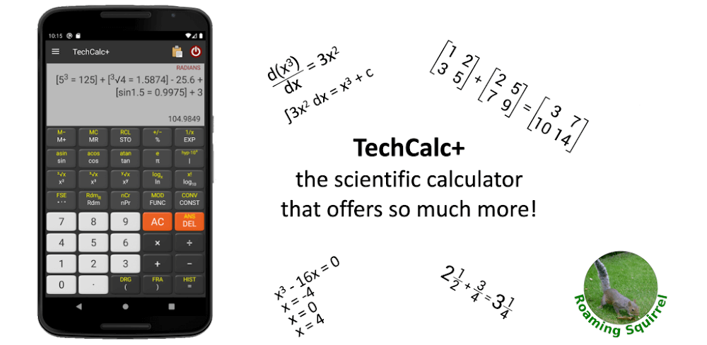 Cover Image of TechCalc+ Calculator v5.1.6 APK (Full Paid)