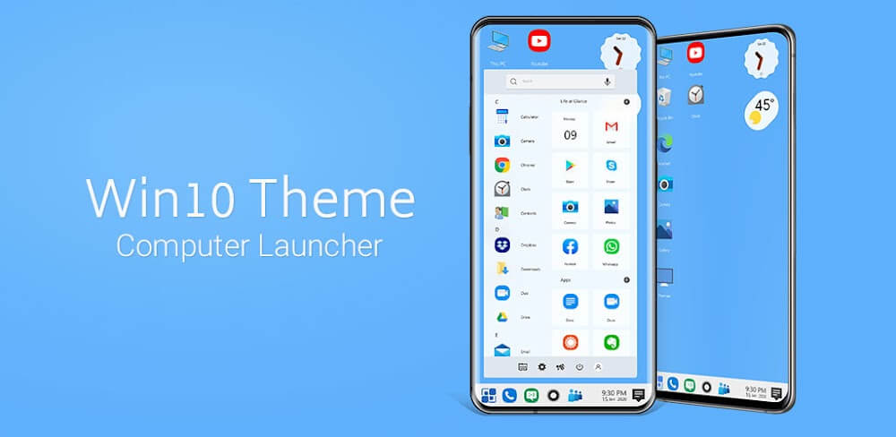 Cover Image of Win 10 Theme v5.0 MOD APK (Premium Unlocked)