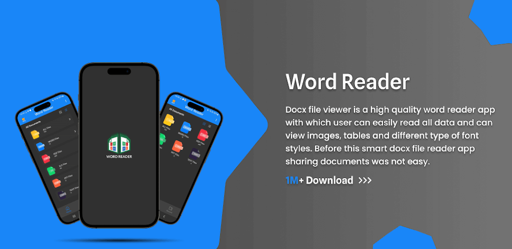 Cover Image of Word Reader v2.2.1 MOD APK (Premium Unlocked)