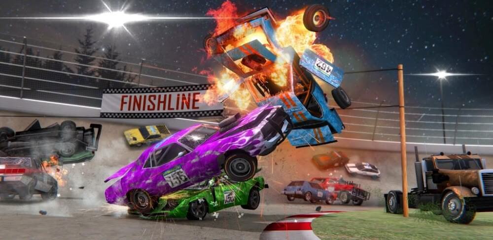 Cover Image of emolition Derby 3 v1.1.148 MOD APK (Unlimited Money, Unlocked)